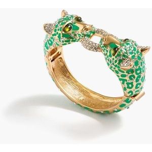J Crew Enameled Leopard Bangle